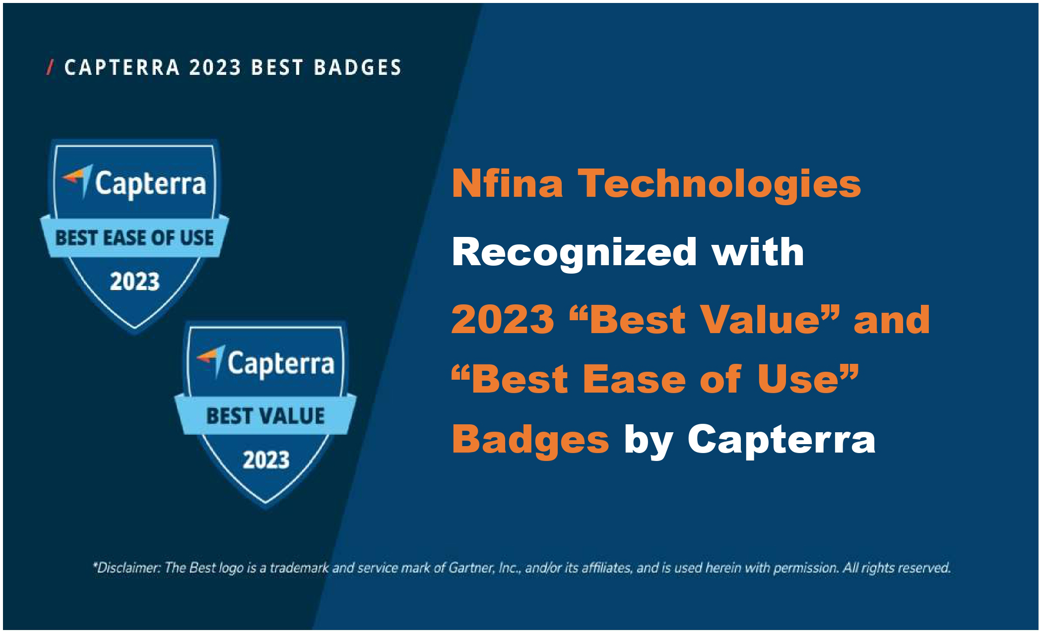 screenshot of Nfina Technologies